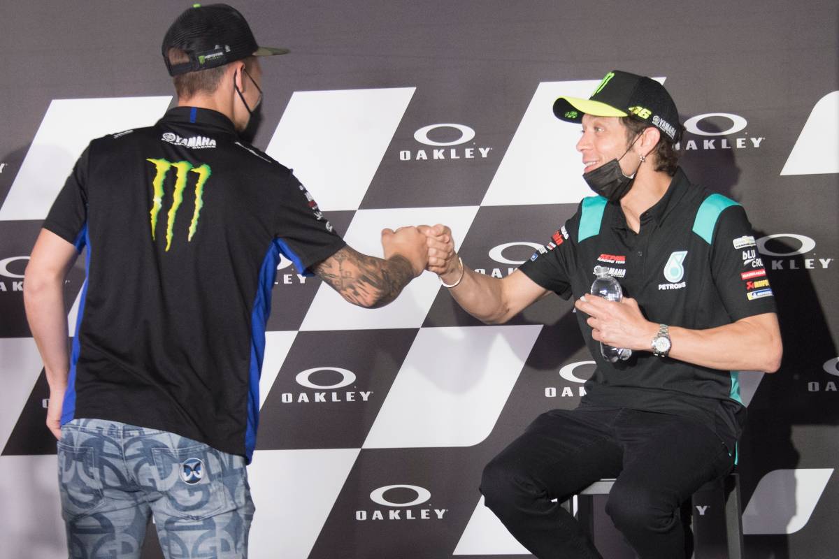 Valentino Rossi e Fabio Quartararo