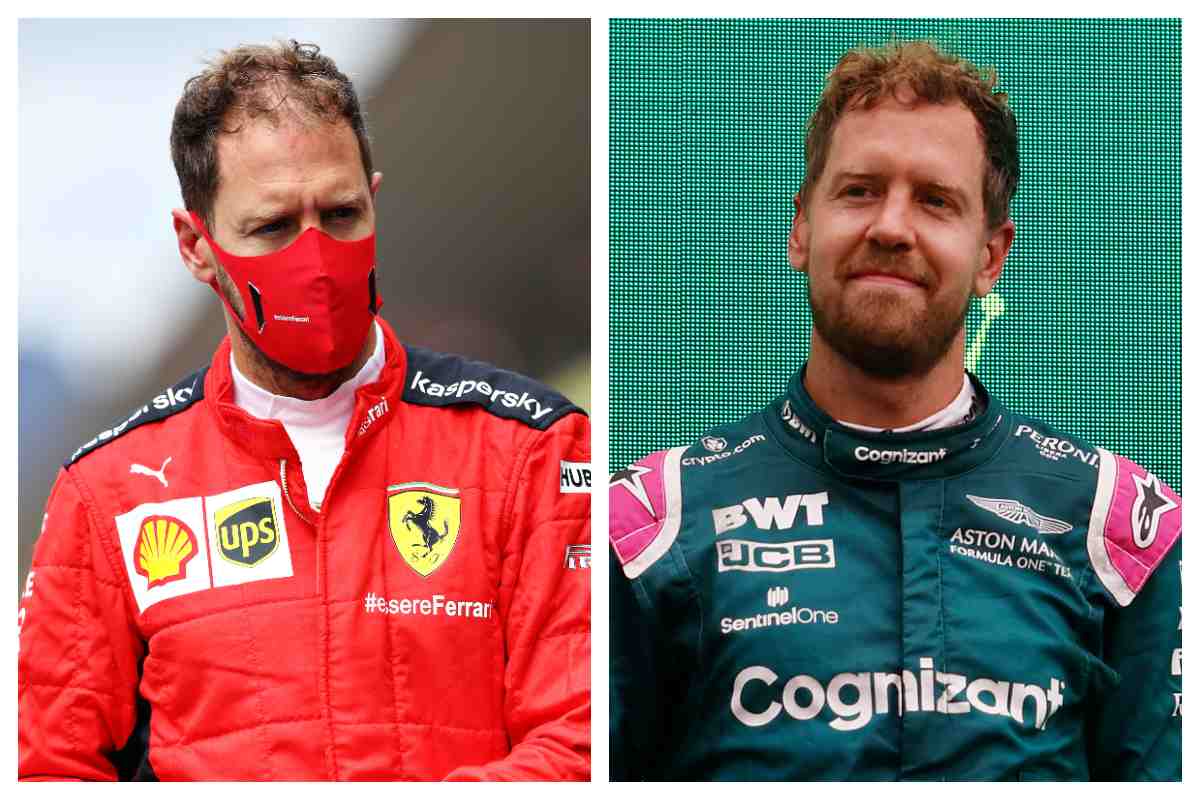 Sebastian Vettel alla Ferrari e alla Aston Martin