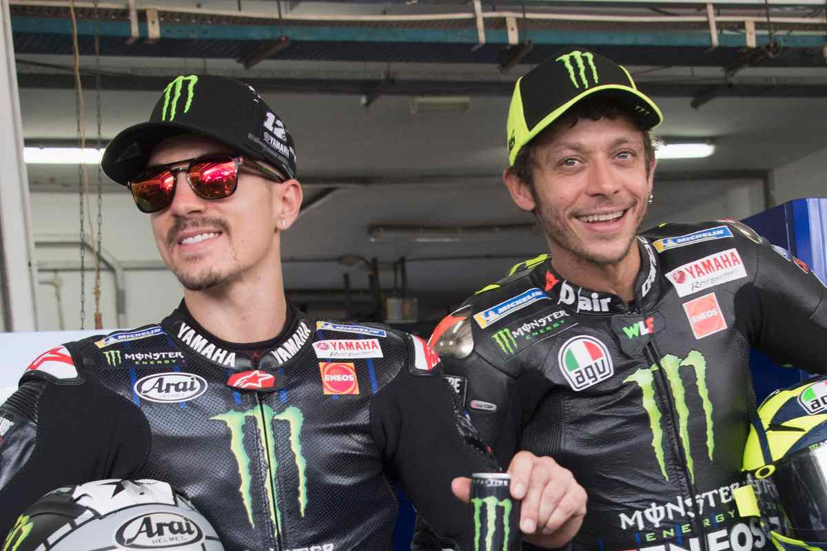 Maverick Vinales e Valentino Rossi