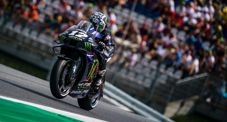 Maverick Vinales in sella alla Yamaha