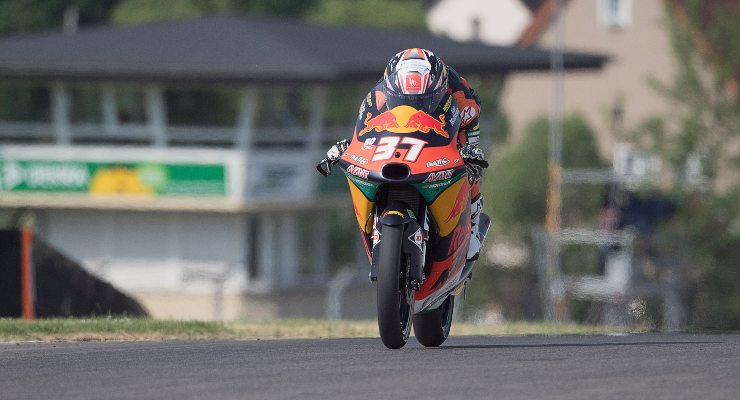 Pedro Acosta in pista sulla Ktm 