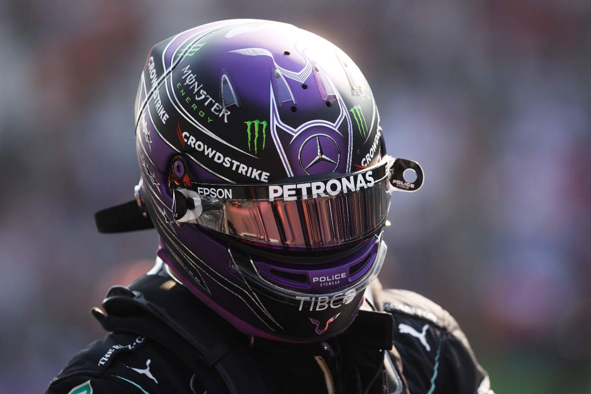 La delusione di Lewis Hamilton (Foto di Lars Baron/Getty Images)