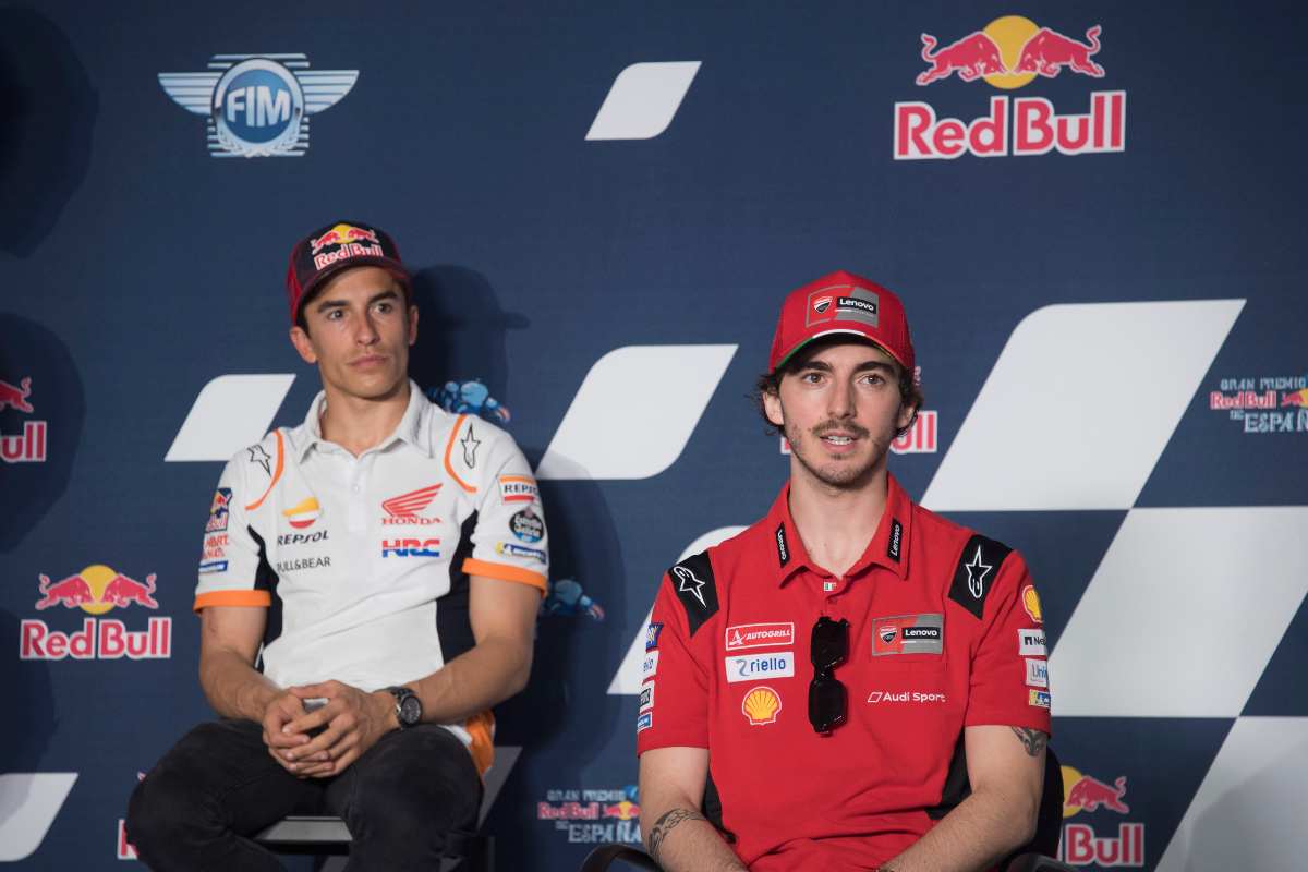 Marc Marquez e Bagnaia (GettyImages)