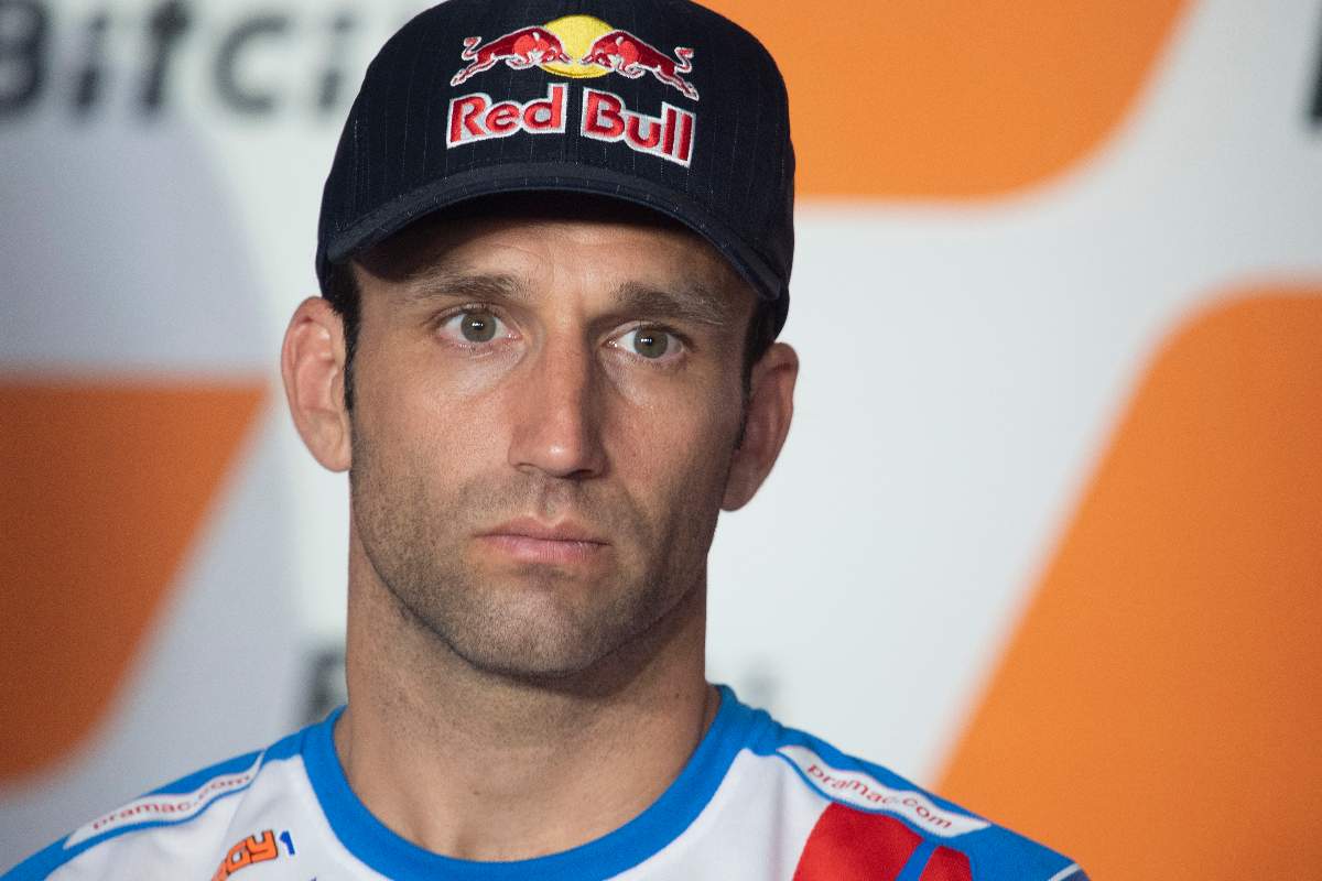 Zarco durante la conferenza stampa (Foto di Mirco Lazzari gp/Getty Images)