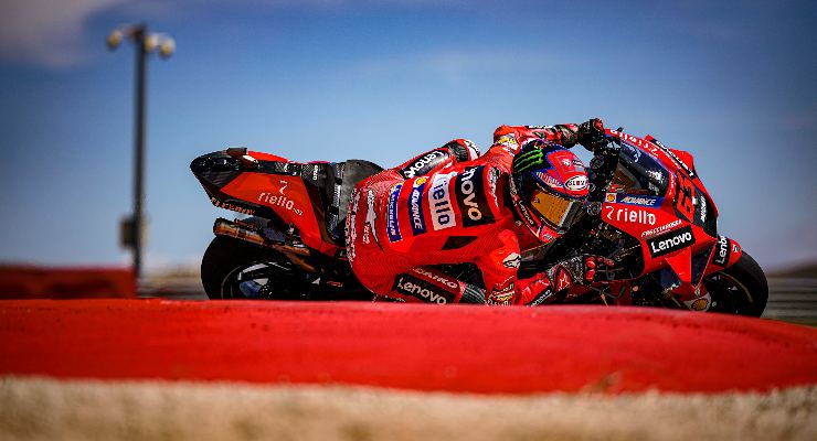 Pecco Bagnaia (Foto Ducati)Pecco Bagnaia al Gran Premio di Aragon di MotoGP 2021 ad Alcaniz