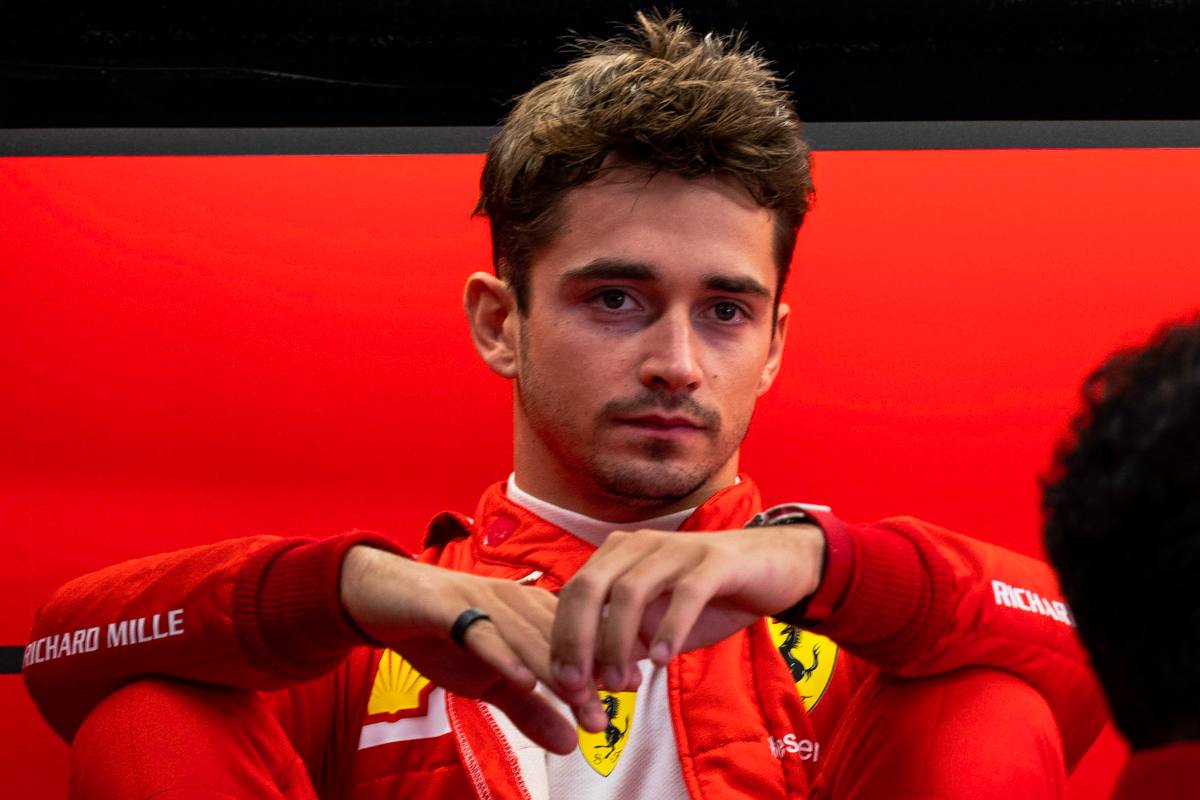 Charles Leclerc ai box del Gran Premio d'Olanda di F1 2021 a Zandvoort