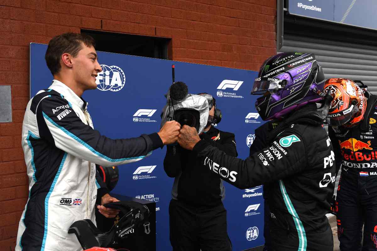 Lewis Hamilton e George Russell