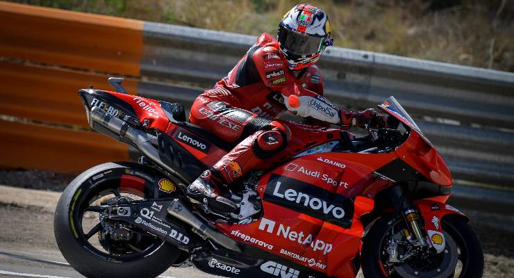 Jack Miller sulla Ducati al Gran Premio di Aragon di MotoGP 2021 ad Alcaniz