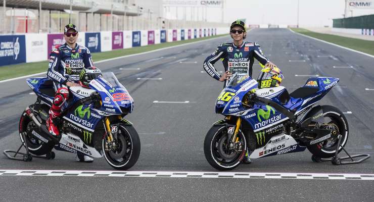 Valentino Rossi e Jorge Lorenzo