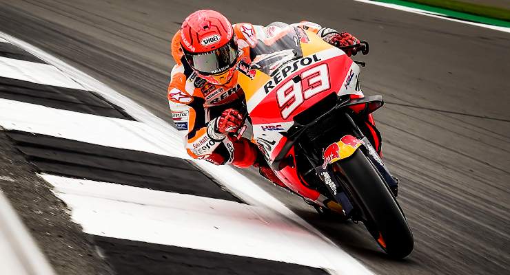 Marc Marquez in sella alla Honda