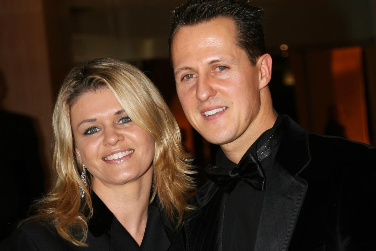 Michael Schumacher con la moglie Corinna Betsch