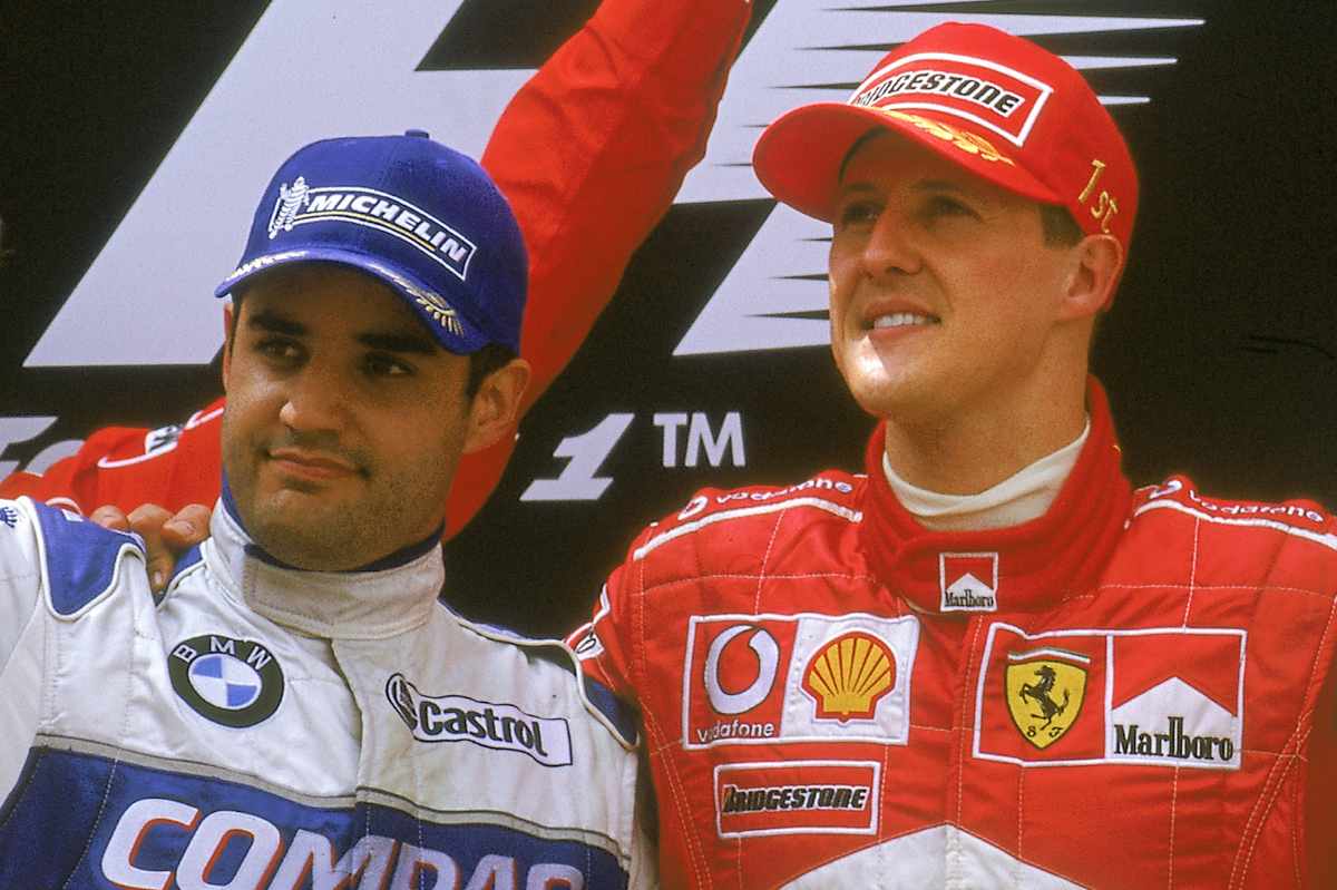 Juan Pablo Montoya e Michael Schumacher