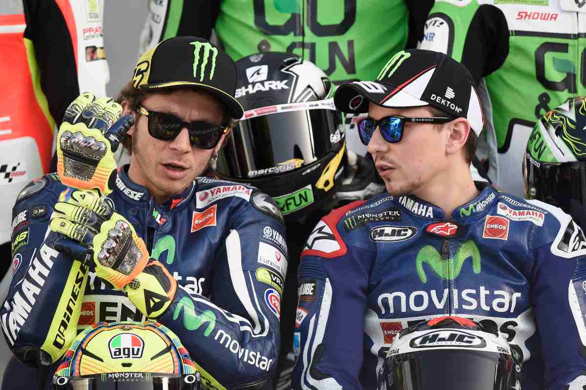 Valentino Rossi e Jorge Lorenzo