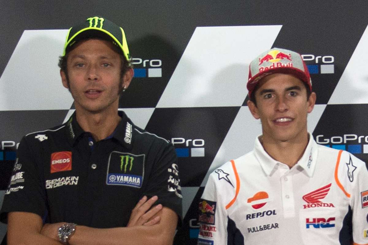 Valentino Rossi e Marc Marquez