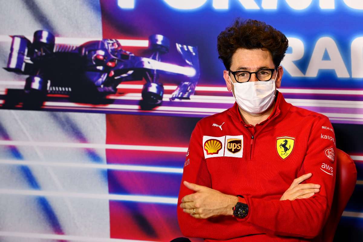 Mattia Binotto, Team Principal, Ferrari (Foto di Mark Sutton - Pool/Getty Images)