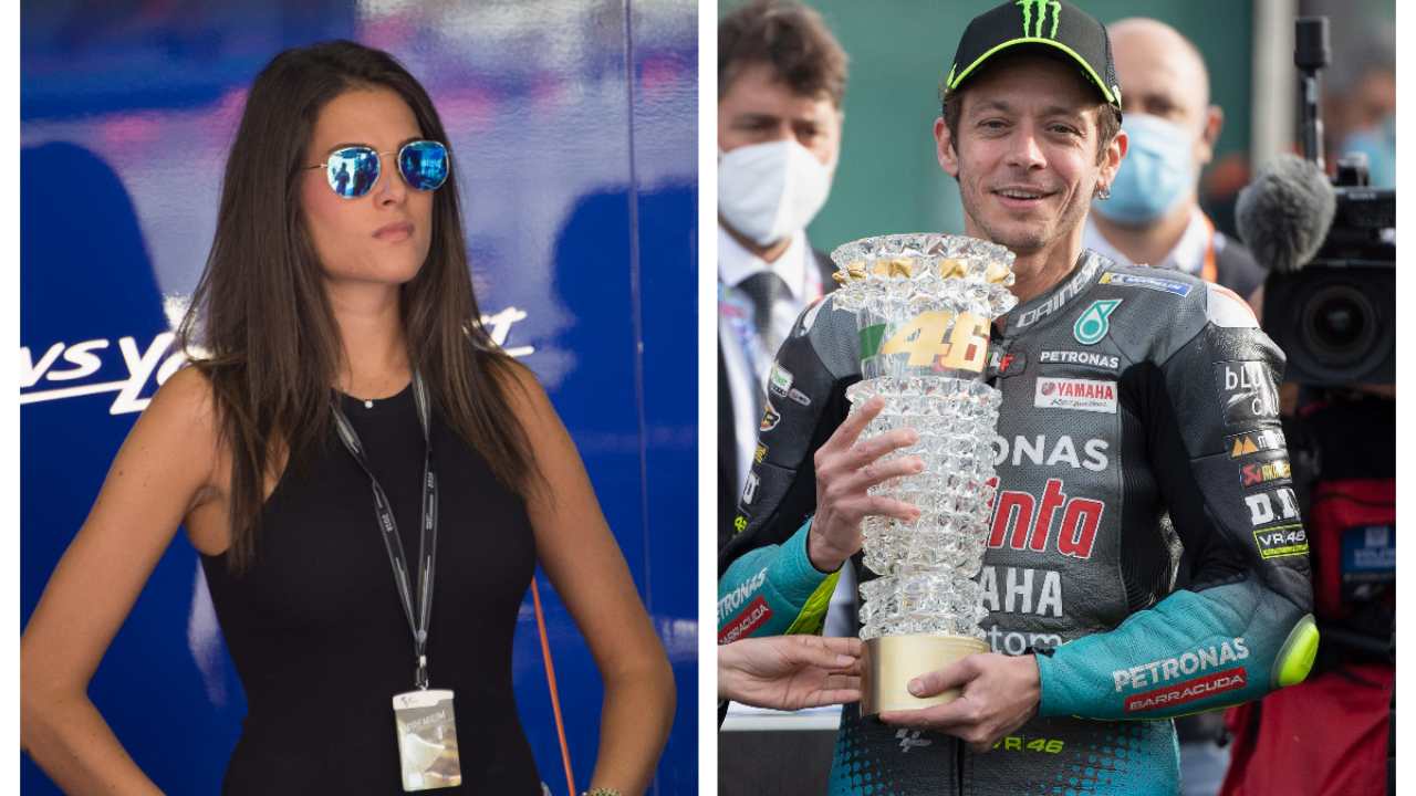 Valentino Rossi e la fidanzata Francesca Sofia Novello (Foto Getty Images)