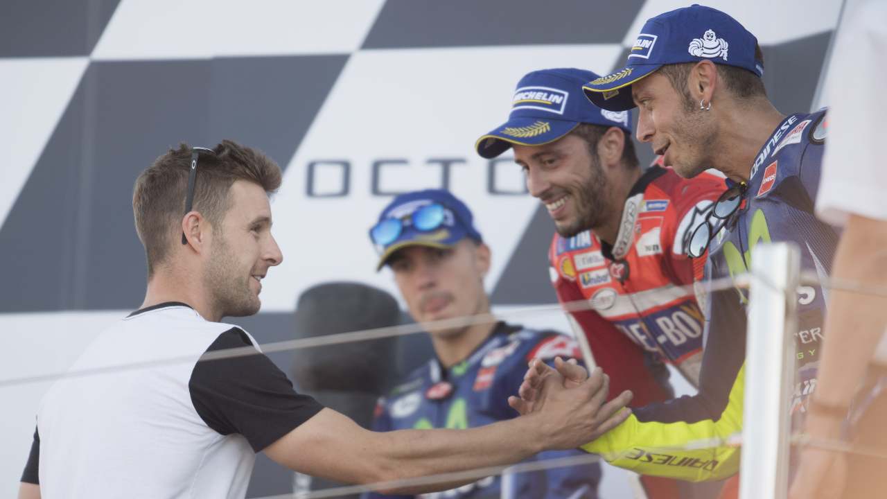 Jonathan Rea e Valentino Rossi