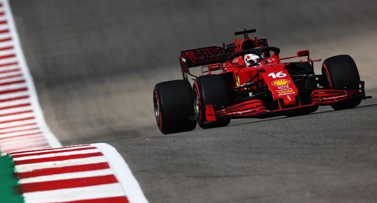 Charles Leclerc ad Austin (Foto di Mark Thompson/Getty Images)