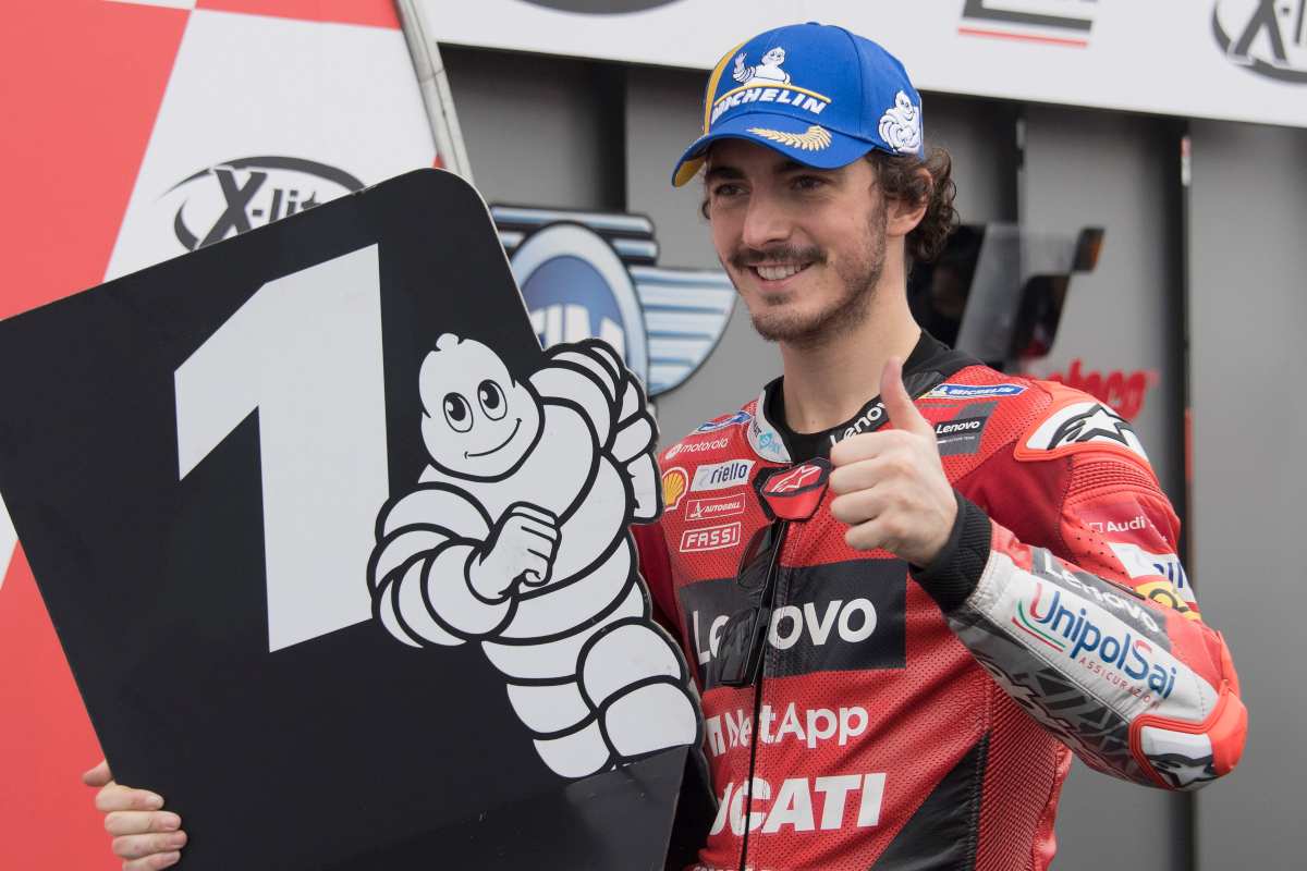 Pecco Bagnaia, al primo anno col team ufficiale Ducati (Foto di Mirco Lazzari gp/Getty Images)