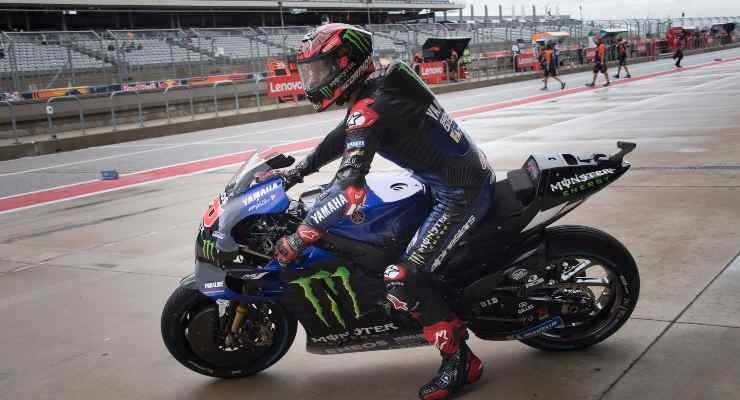 Quartararo ai box (Foto di Mirco Lazzari gp/Getty Images)