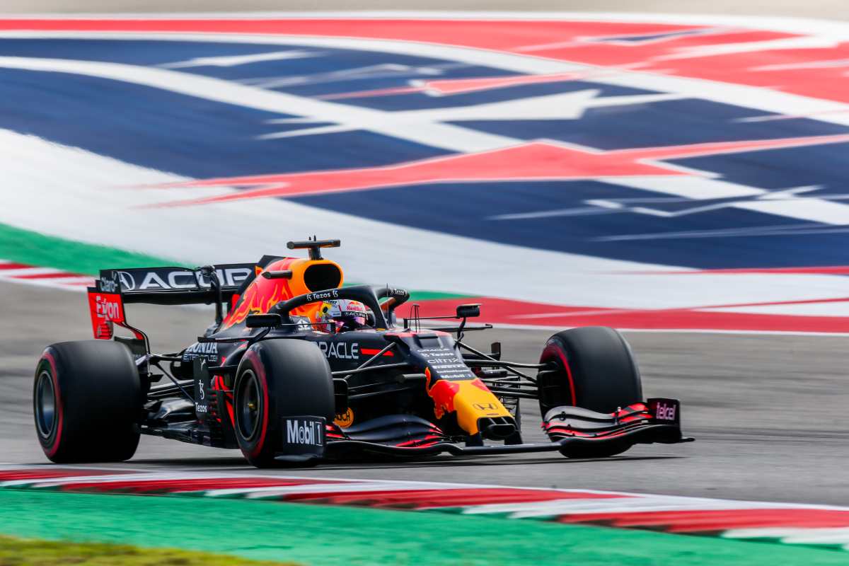 Max Verstappen ad Austin (Foto di Peter Fox/Getty Images)