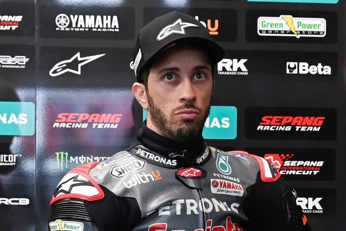 Andrea Dovizioso ai box nel Gran Premio dell'Emilia Romagna di MotoGP 2021 a Misano Adriatico