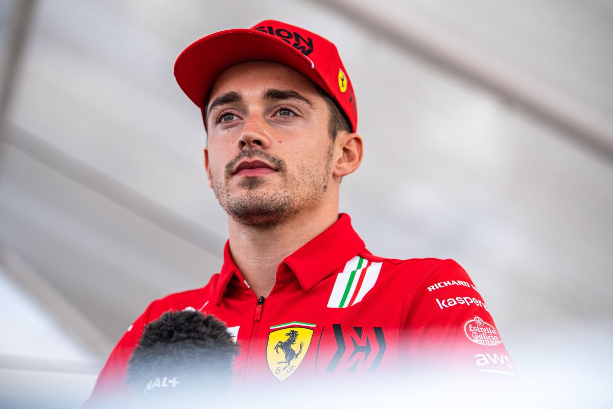 Charles Leclerc alla vigilia del Gran Premio degli Stati Uniti di F1 2021 ad Austin