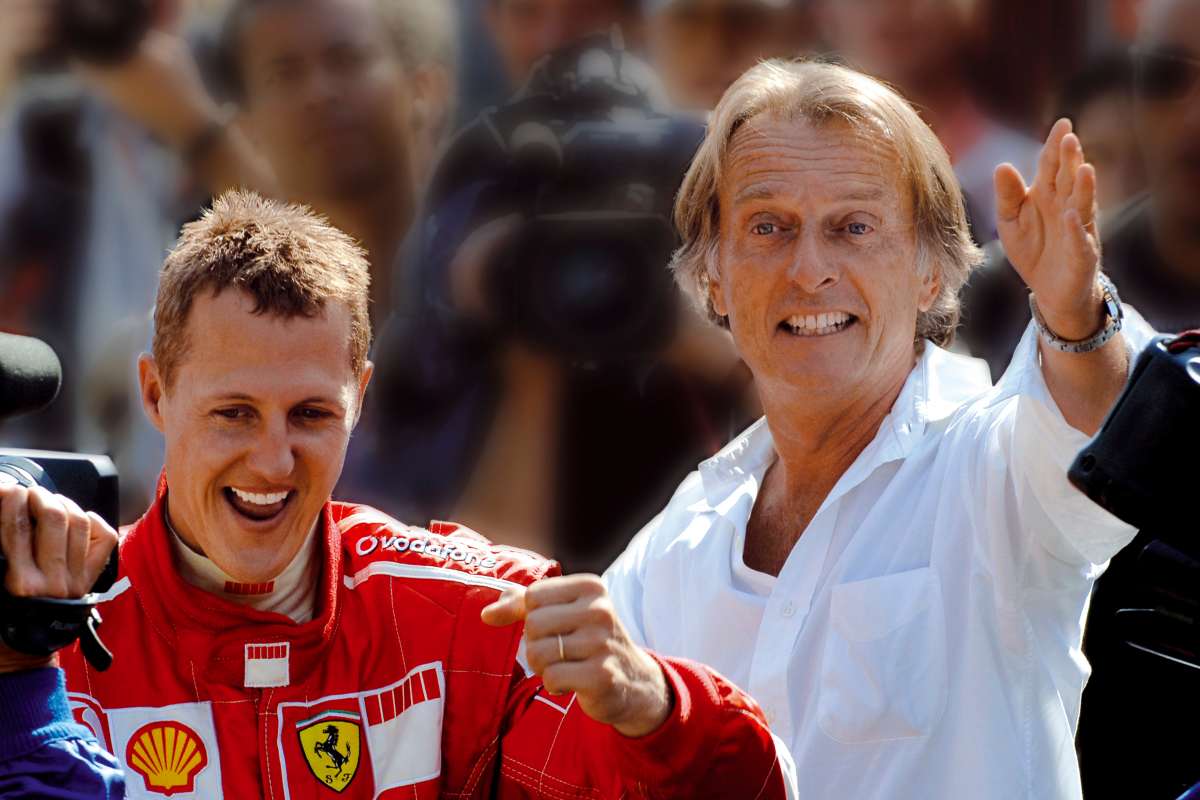 Michael Schumacher e Luca Cordero di Montezemolo