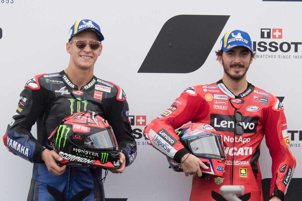 Fabio Quartararo e Pecco Bagnaia