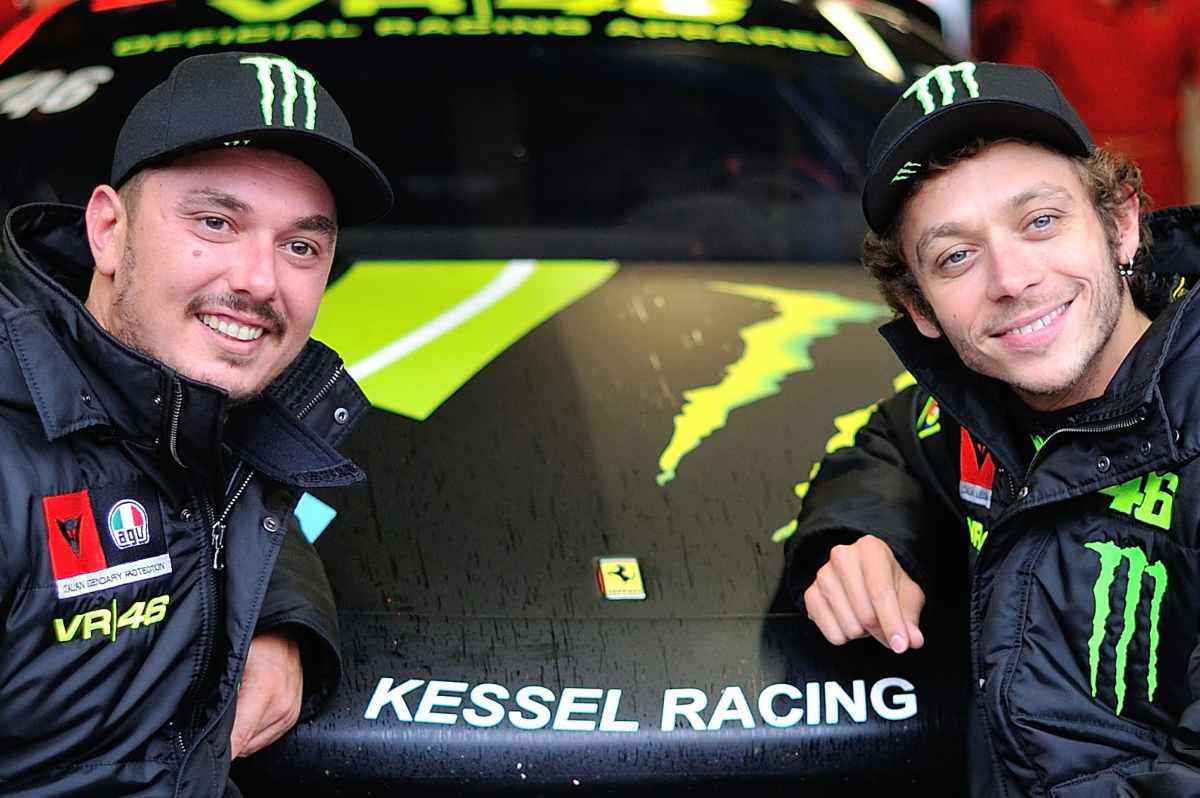 Alessio "Uccio" Salucci e Valentino Rossi