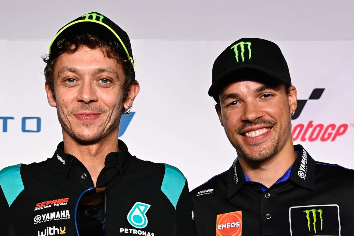 Valentino Rossi e Franco Morbidelli