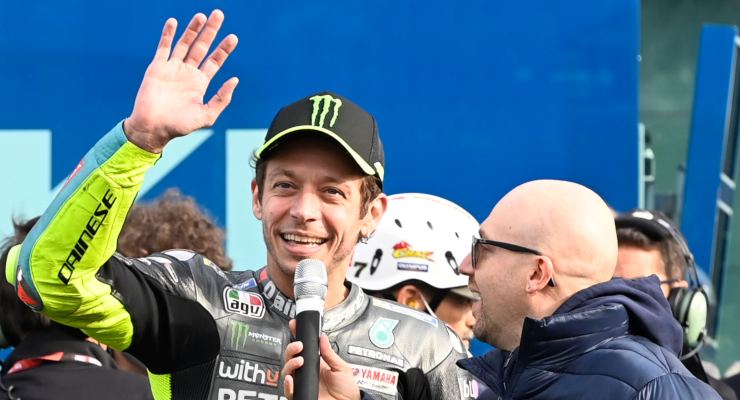 La cerimonia per Valentino Rossi al termine del Gran Premio dell'Emilia Romagna di MotoGP 2021 a Misano Adriatico