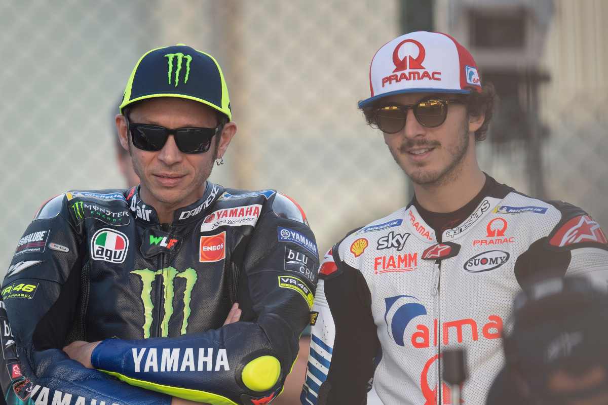 Valentino Rossi e Pecco Bagnaia