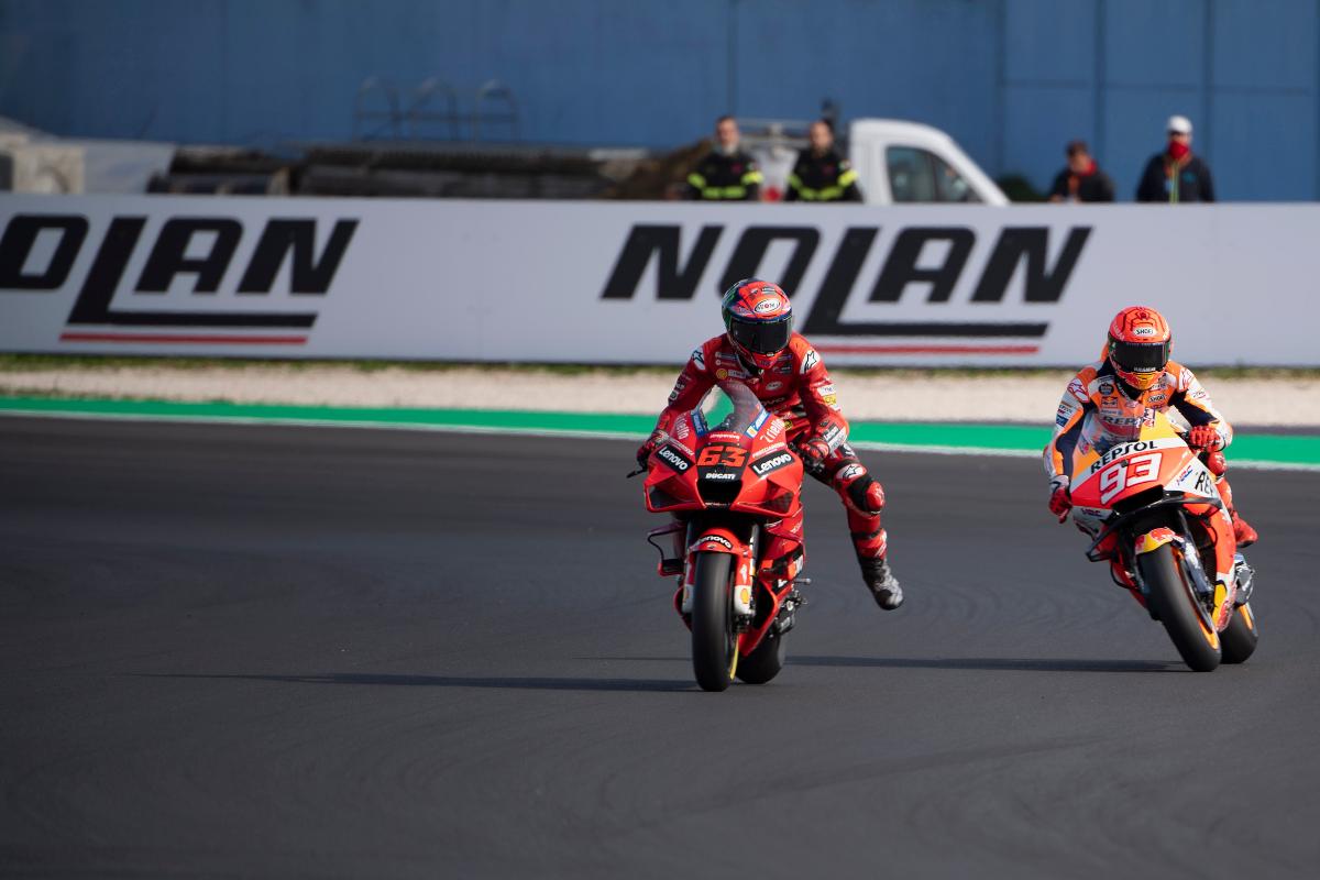 Pecco Bagnaia (Foto di Mirco Lazzari gp/Getty Images)