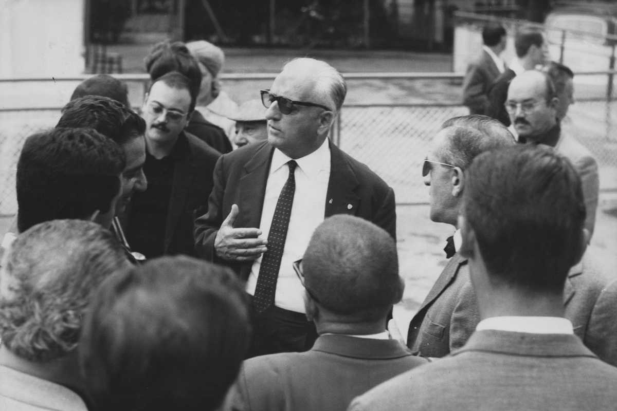 Enzo Ferrari (Foto di Keystone/Hulton Archive/Getty Images)