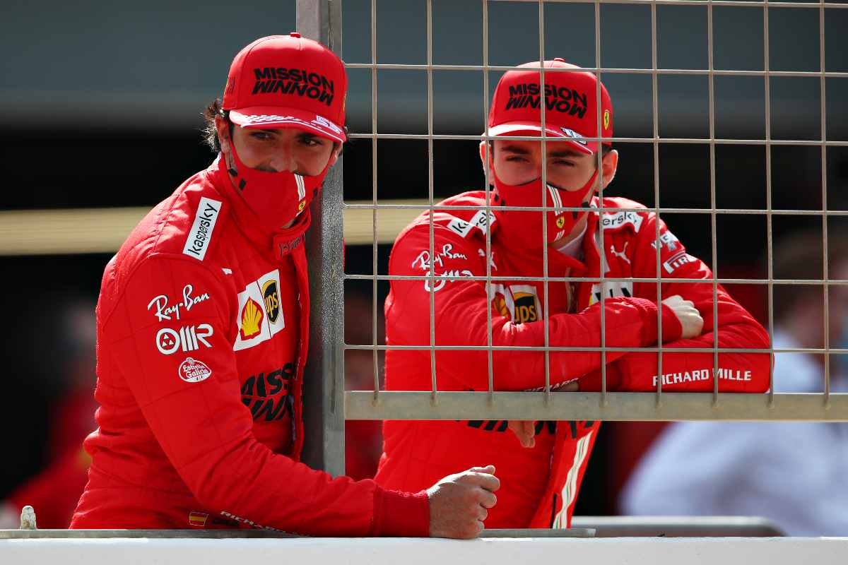 Carlos Sainz Jr. e Charles Leclerc (Foto di Joe Portlock/Getty Images)