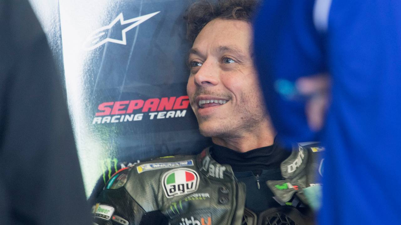 Valentino Rossi impegnato nel GP del Portogallo (Foto Getty Images)