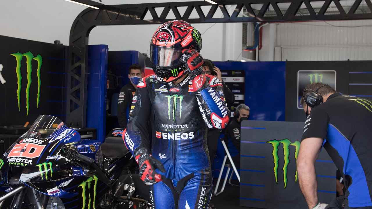 Fabio Quartararo durante i test di Jerez (Foto Getty Images)