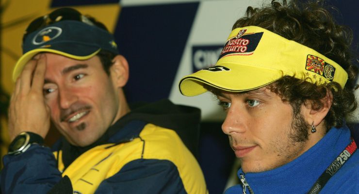 Valentino Rossi e Max Biaggi ( Foto Getty Images) 