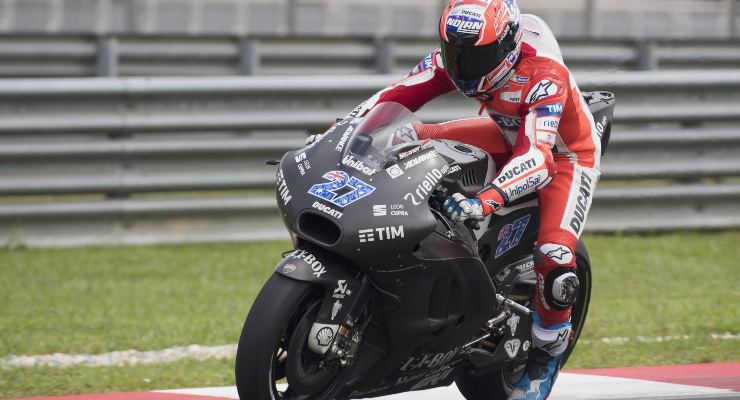 Stoner durante i test a Sepang (Foto Getty Images)