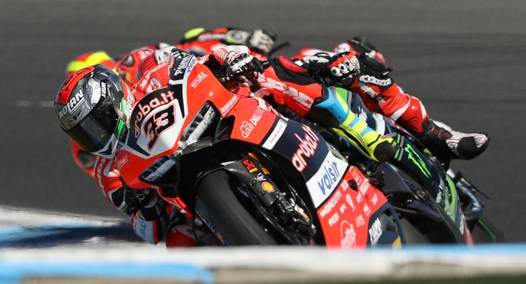 Melandri ai tempi del Superbike (Foto Getty Images)