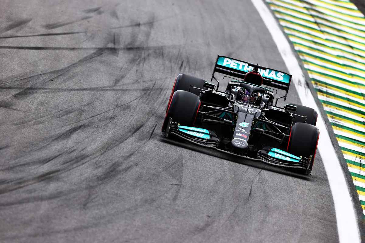 Lewis Hamilton a Interlagos (Foto di Mark Thompson/Getty Images)