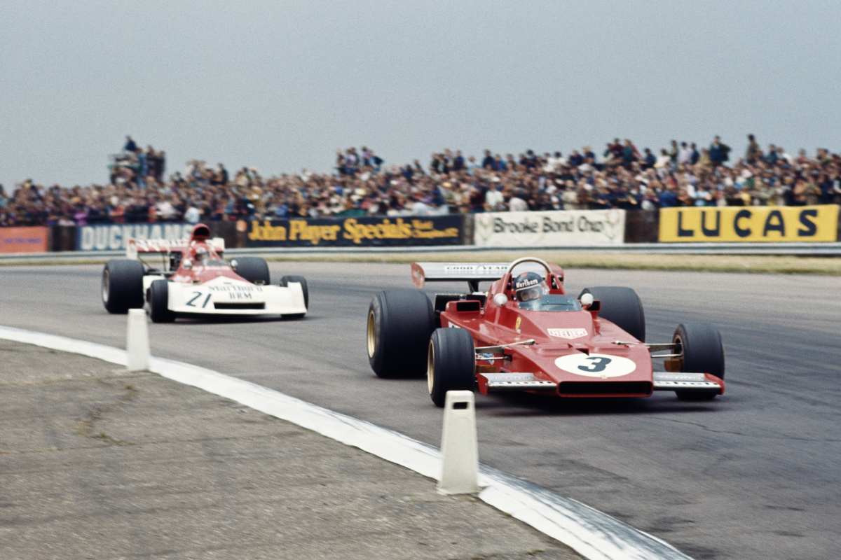 Jacky Ickx su Ferrari (Foto di Don Morley/Getty Images)