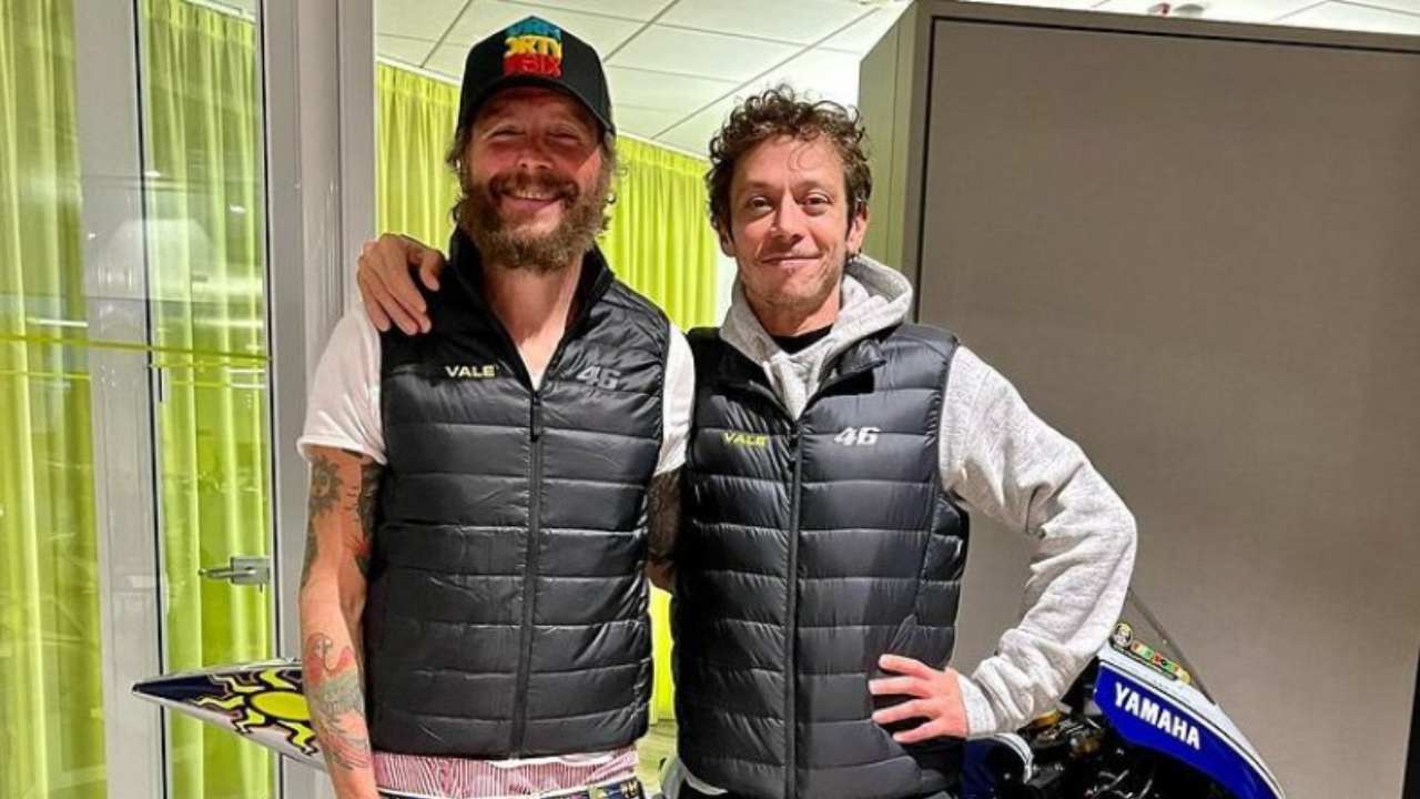 Jovanotti insieme a Valentino Rossi (Foto Jovanotti Instagram)