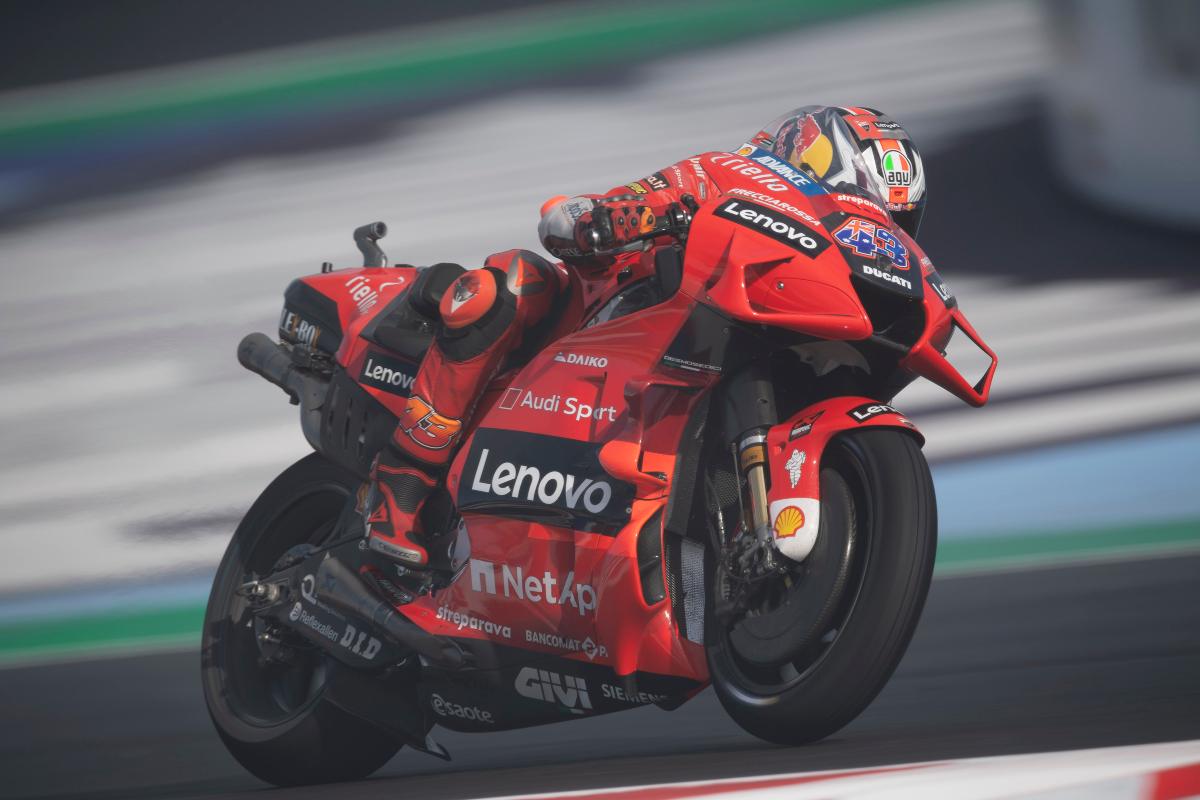 Jack Miller su Ducati (Foto di Mirco Lazzari gp/Getty Images)
