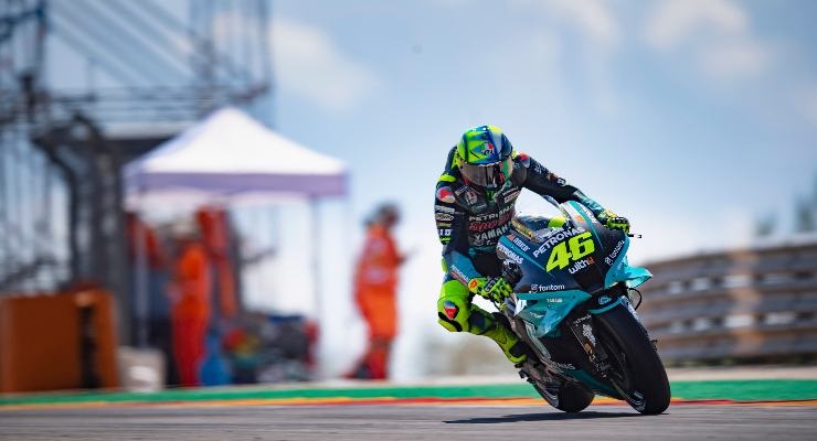 Valentino Rossi, al penultimo appuntamento iridato in carriera a Portimao (Foto di Mirco Lazzari gp/Getty Images)