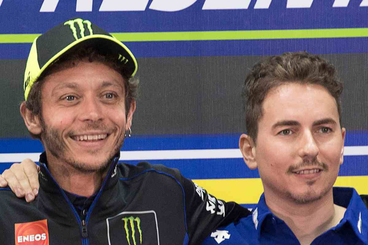 Valentino Rossi e Jorge Lorenzo (GettyImages)