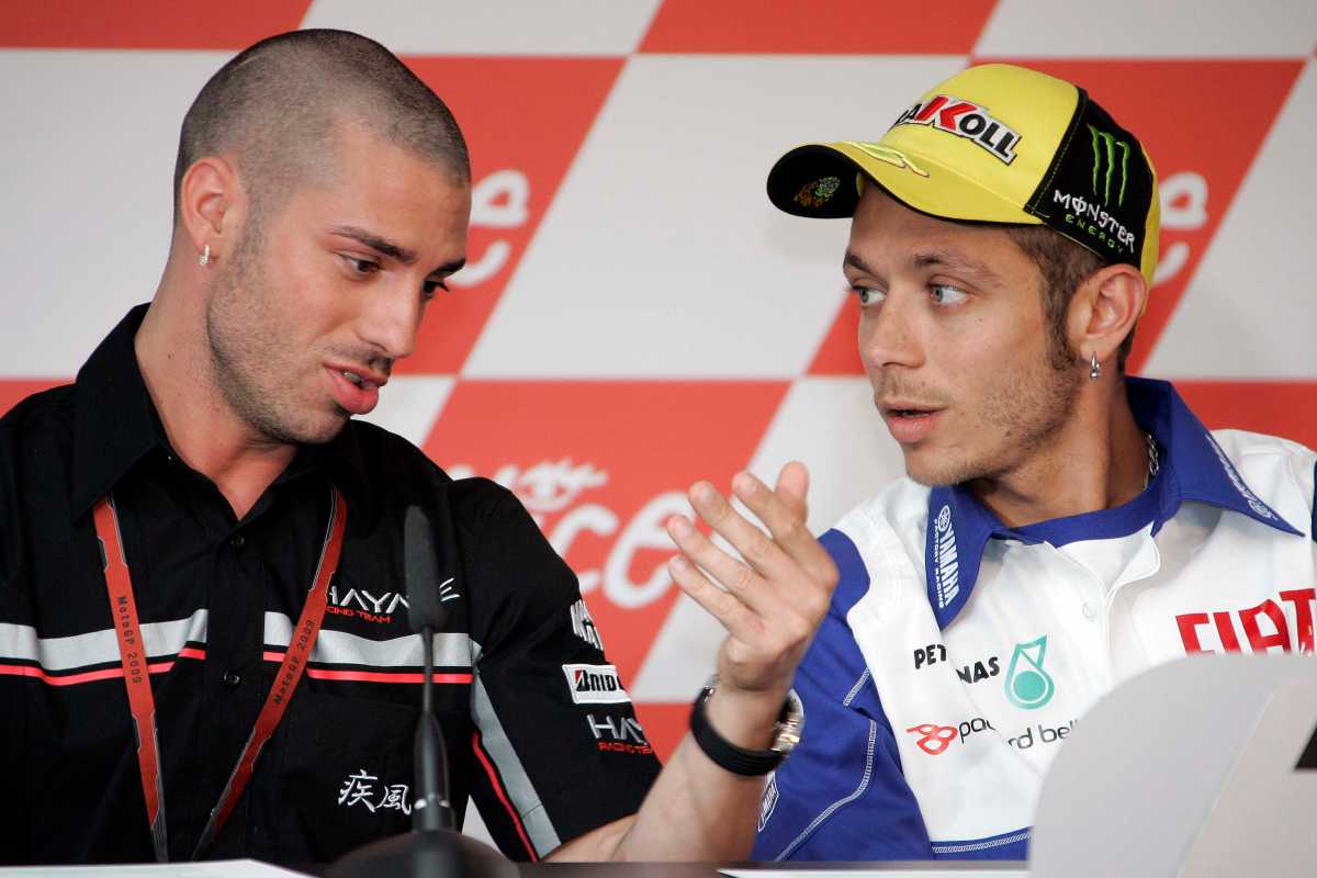 Valentino Rossi e Marco Melandri (LaPresse)