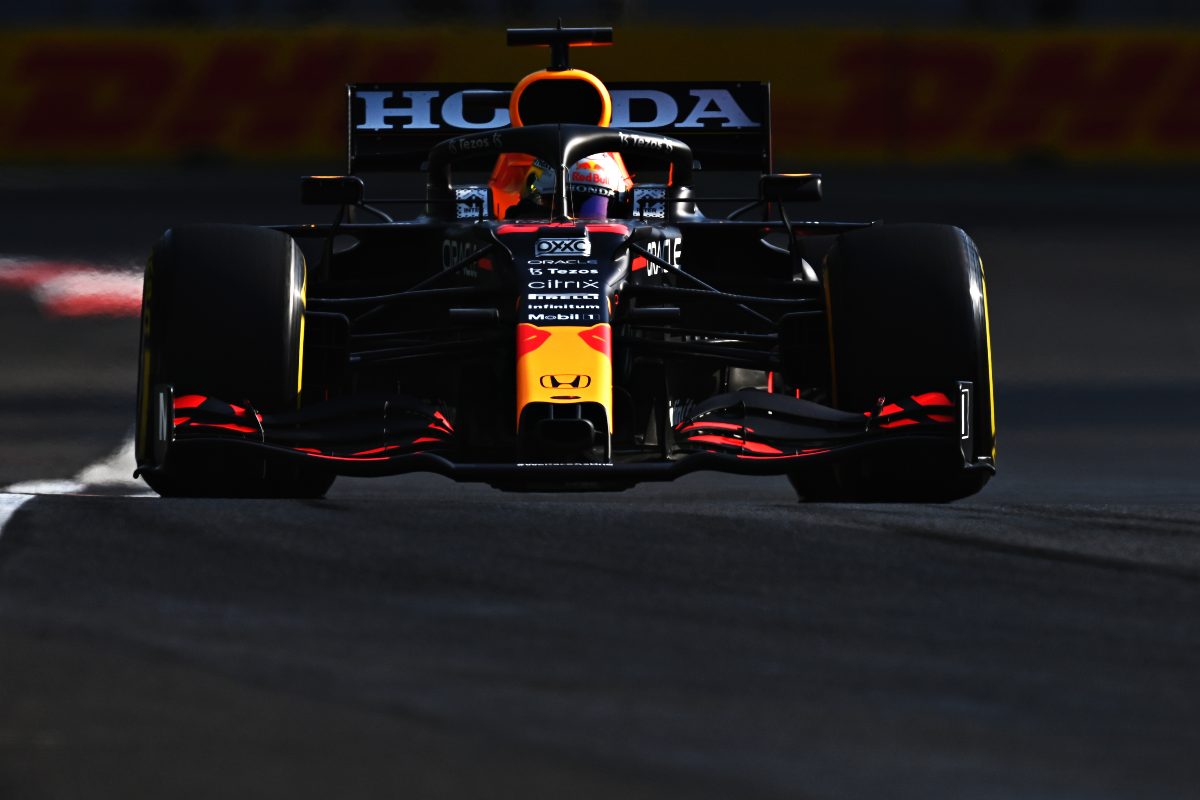 Max Verstappen in pista in Messico (Foto di Clive Mason/Getty Images)