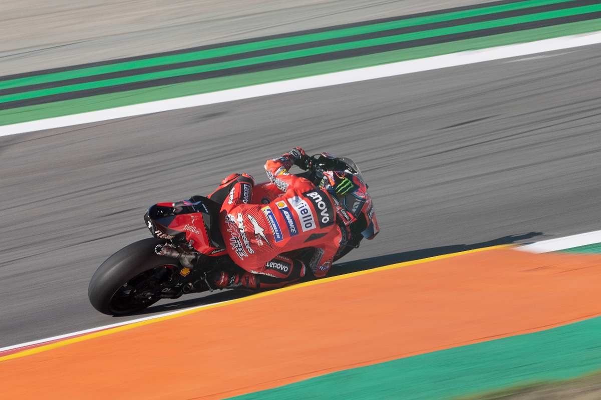 Pecco Bagnaia a Portimao (Foto di Mirco Lazzari gp/Getty Images)